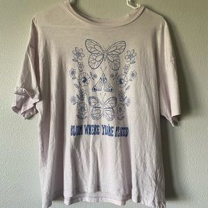 American Eagle cropped tee